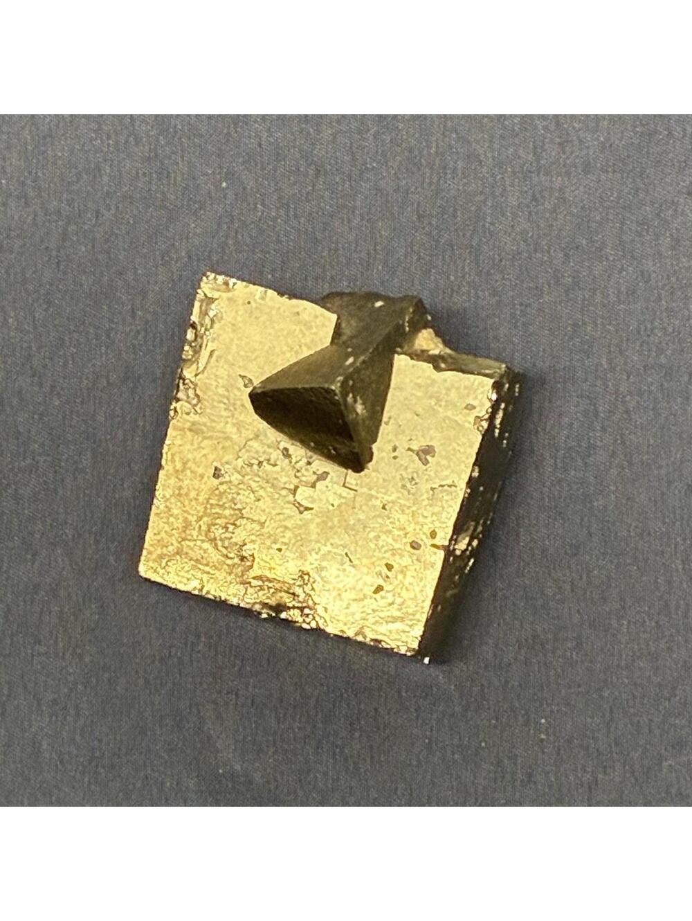 Cubic Pyrite Crystal Cube Cluster - 304 grams / 10.7 oz - origin unknown